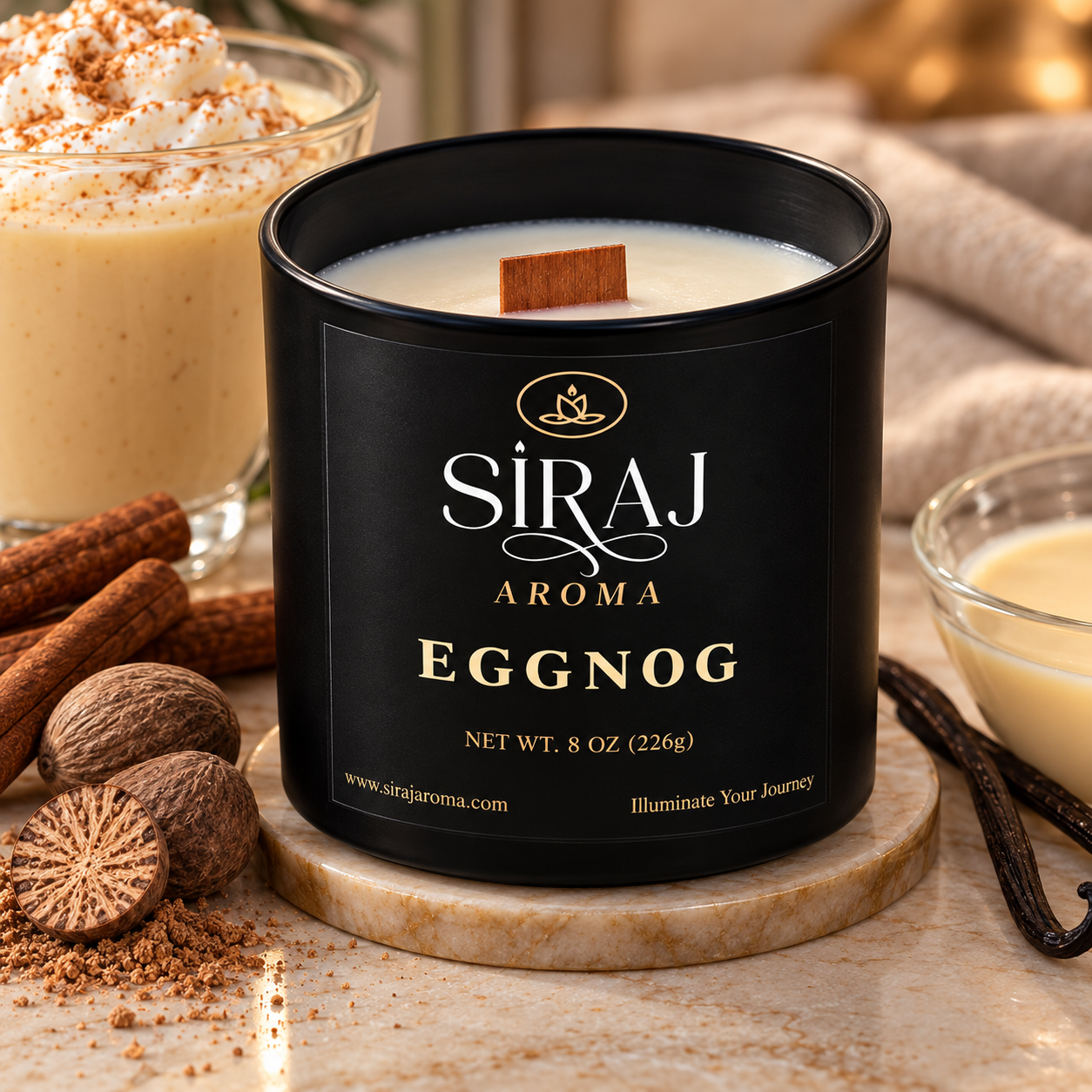 Egg Nog Scented Candle